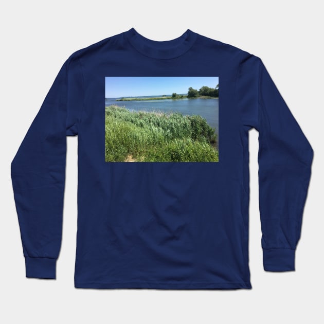 Le sanctuaire, Parc des rapides Long Sleeve T-Shirt by artdesrapides